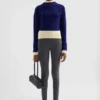 Leggings in lana elasticizzata