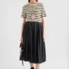 Maglietta in cotone con collo rotondo