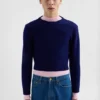 Maglione corto in lana