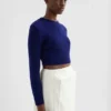 Maglione corto in lana