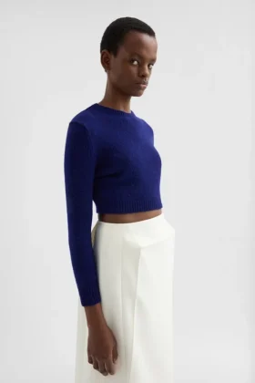 Maglione corto in lana
