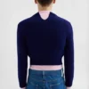 Maglione corto in lana