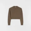 Maglione corto in misto lana