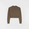 Maglione corto in misto lana