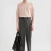 Maglione girocollo in misto cashmere