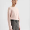 Maglione girocollo in misto cashmere