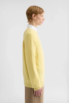 Maglione girocollo in misto cashmere