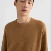 Maglione girocollo in misto cashmere
