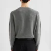 Maglione girocollo in misto cashmere