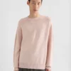 Maglione girocollo in misto cashmere