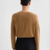 Maglione girocollo in misto cashmere