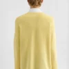 Maglione girocollo in misto cashmere
