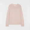 Maglione girocollo in misto cashmere