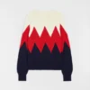 Maglione in cotone a trama traforata