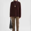 Maglione in lana a girocollo