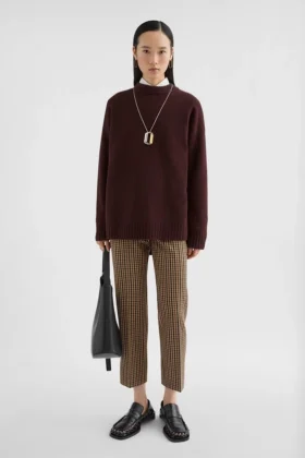 Maglione in lana a girocollo