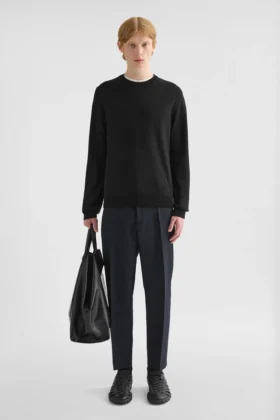 Maglione in lana a girocollo