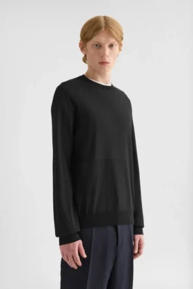 Maglione in lana a girocollo