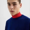 Maglione in lana a punto traforato