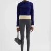 Maglione in lana con collo alto