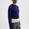 Maglione in lana con collo alto