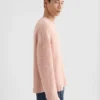 Maglione in lino a girocollo
