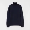 Maglione leggero in lana a collo alto