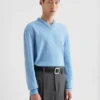 Maglione leggero in lana con scollo a V