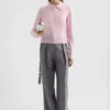 Maglione polo in lana leggera