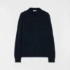 Maglione polo in lana leggera