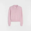 Maglione polo in lana leggera