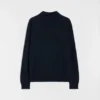 Maglione polo in lana leggera