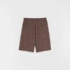 Pantaloncini in misto lana flammé
