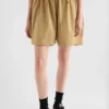 Pantaloncini in popeline di cotone