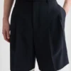Pantaloncini in tela di lana