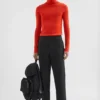 Pantaloni affusolati in cotone