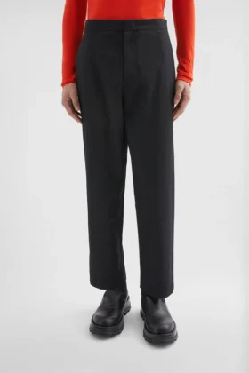 Pantaloni affusolati in cotone