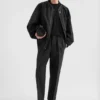 Pantaloni affusolati in cotone leggero