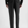 Pantaloni affusolati in cotone leggero