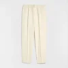 Pantaloni affusolati in cotone leggero