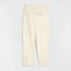 Pantaloni affusolati in cotone leggero