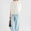 Pantaloni cargo in misto lino