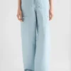 Pantaloni cargo in misto lino