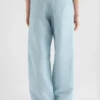 Pantaloni cargo in misto lino