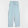 Pantaloni cargo in misto lino
