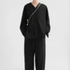 Pantaloni cargo in popeline di cotone