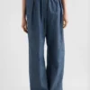 Pantaloni in chambray di cotone