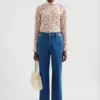 Pantaloni in denim con cut-out