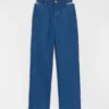 Pantaloni in denim con cut-out