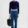 Pantaloni in denim dal taglio regolare